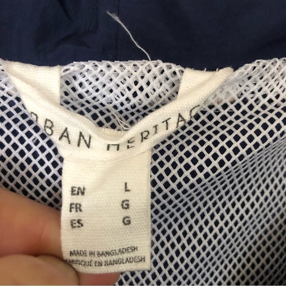 Vintage Y2K Urban Heritage Men’s Full Zip Colour Block Windbreaker Jacket Large - Picture 4 of 8